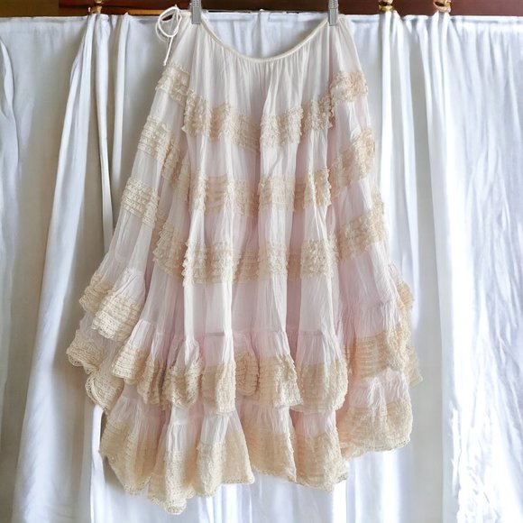 cotton maxi skirt - Picture 5 of 7